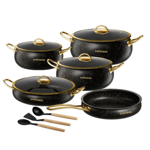 5-Piece Granite Cookware Set